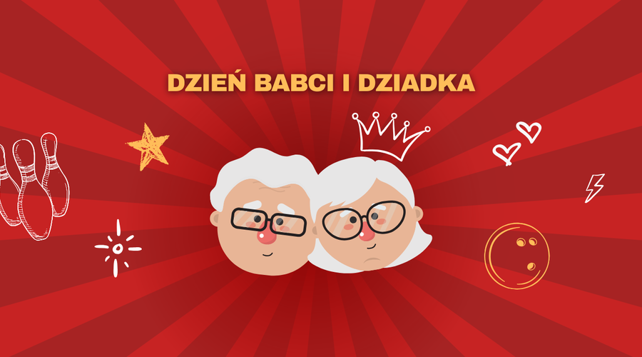 Obraz przedstawiający Dzień Babci i Dziadka w kręgielni