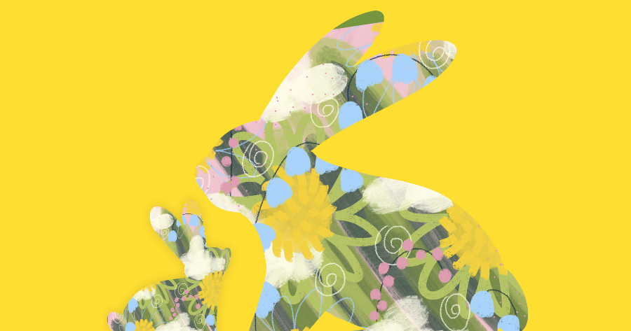 Obraz przedstawiający Wesołych Świąt Wielkanocnych