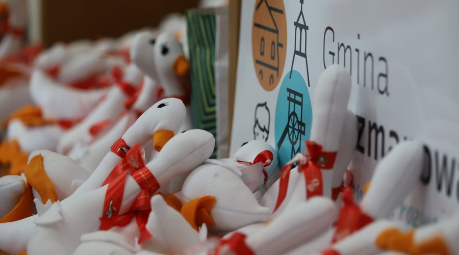 Obraz przedstawiający Konferencja prasowa przed Świętem Niepodległości i XIV Biegiem Gęsi