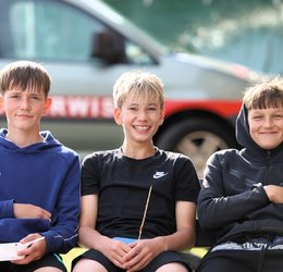 Obraz przedstawiający Gminny Dzień Dziecka w Jerzmanowej