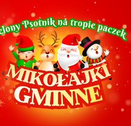 Obraz przedstawiający Mikołajki Gminne – Zielony Psotnik na tropie paczek!