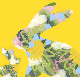 Obraz przedstawiający Wesołych Świąt Wielkanocnych