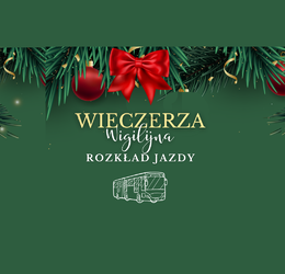 Obraz przedstawiający Rozkład Jazdy - Wieczerza Wigilijna