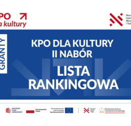 Obraz przedstawiający Jesteśmy beneficjentami projektu KPO dla Kultury! 