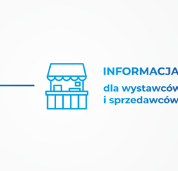 Obraz przedstawiający INFORMACJA dla wystawców i sprzedawców