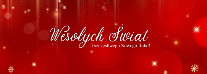 Wesołych Świąt i szczęśliwego Nowego Roku!
