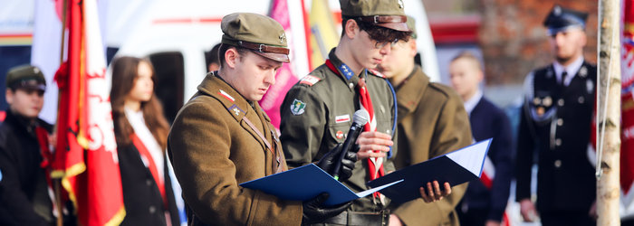 Podniosłe elementy uroczystości rocznicowych - Święto Niepodległości i XII Bieg Gęsi